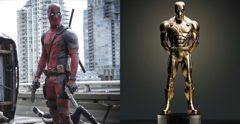 Así se ve el premio de Deadpool gracias a la Inteligencia Artificial