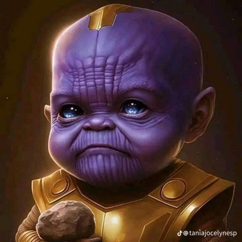 Thanos de niño según Inteligencia Artificial