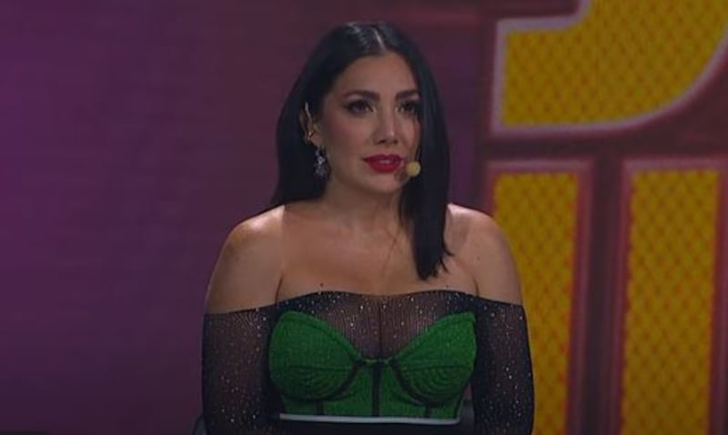 Reacción de Pamela Cortés con Marilyn Manson