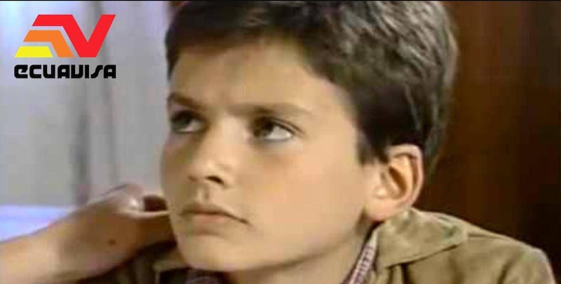 Christian Norris cuando fue protagonista en el "Ángel de Piedra"