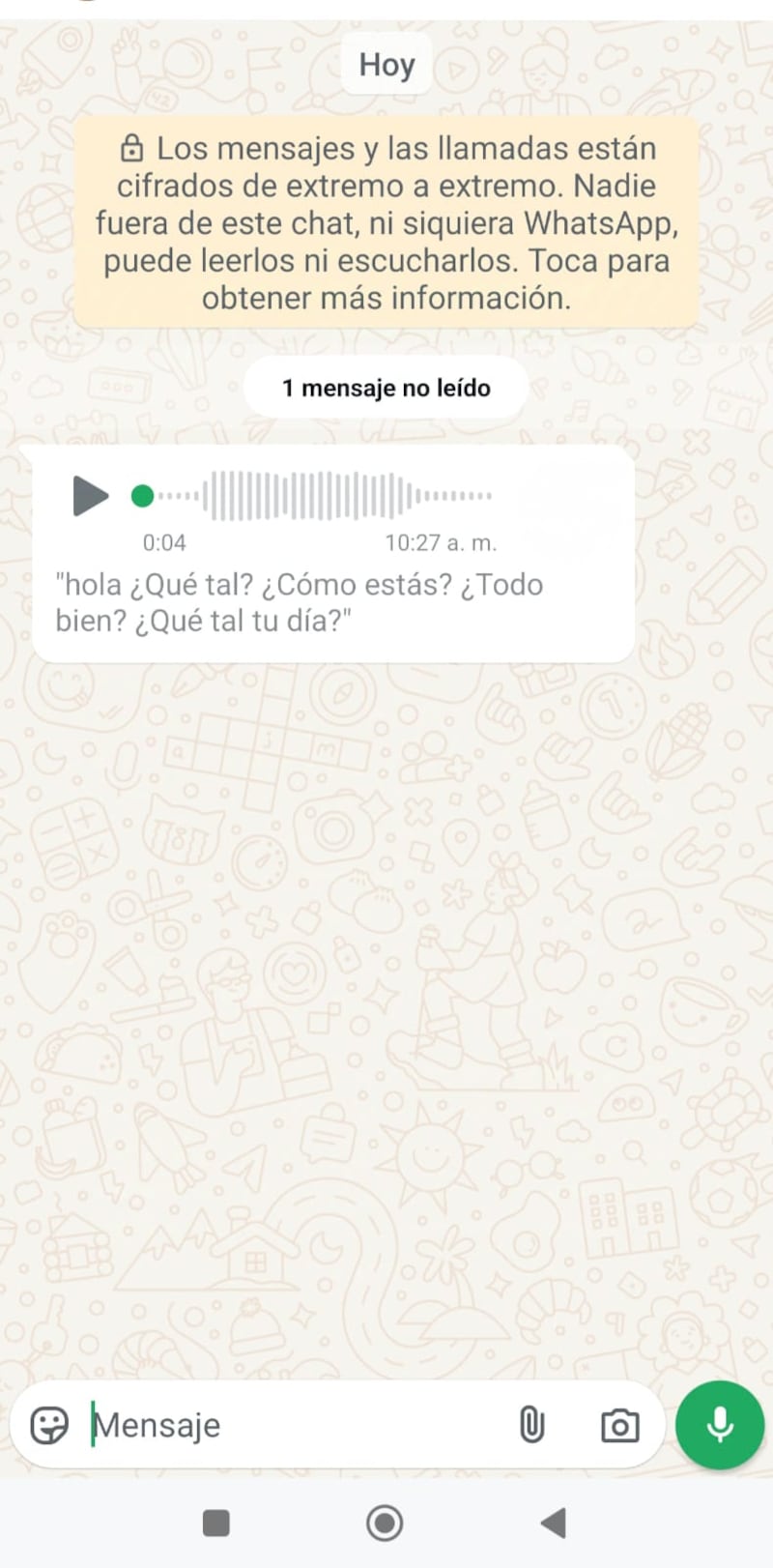 Pasos para activar la opción de transcribir audios en WhatsApp