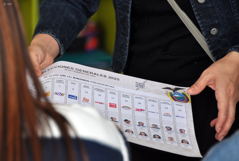 Elecciones generales 2025.
foto Boris Romoleroux/API