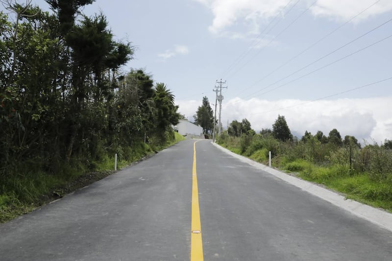 Rehabilitación vial San José de Minas