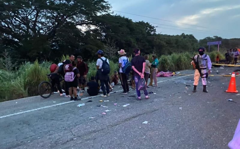 Una migrante ecuatoriana murió en un accidente en México