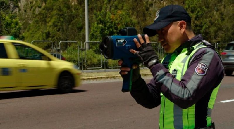 Operativos para controlar de velocidad en Quito