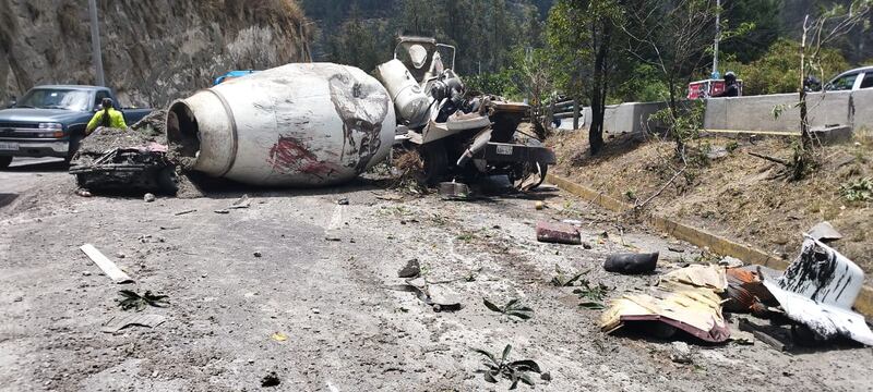 Accidente en la Simón Bolívar