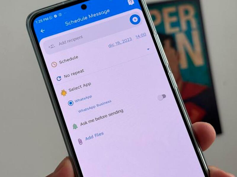 Programar mensajes en WhatsApp