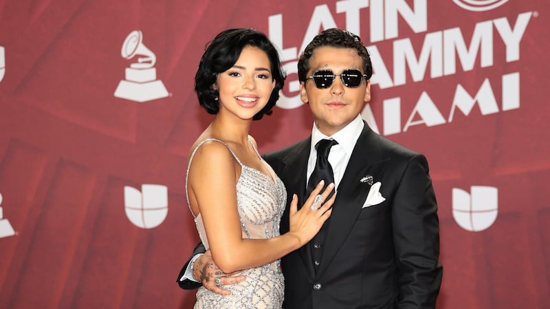 Christian Nodal y Ángela Aguilar