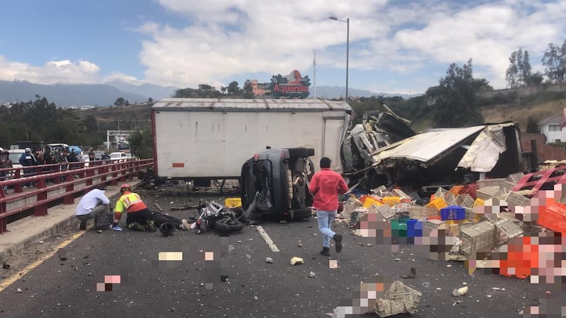 ACCIDENTE EN LA RUTA DE VIVA