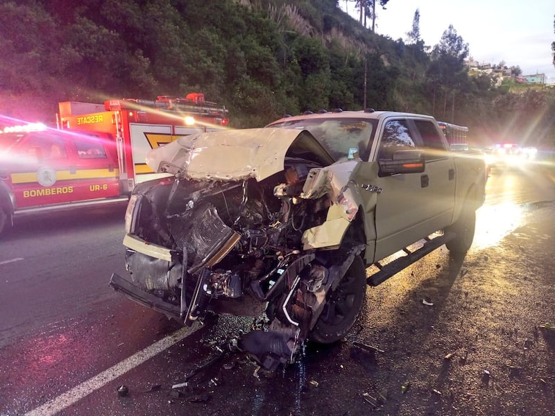 Accidente de tránsito en la Simón Bolívar