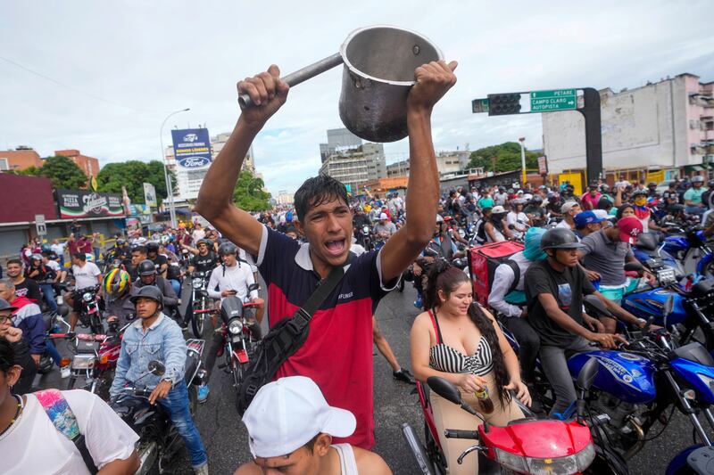 Protestas en Venezuela tras las elecciones