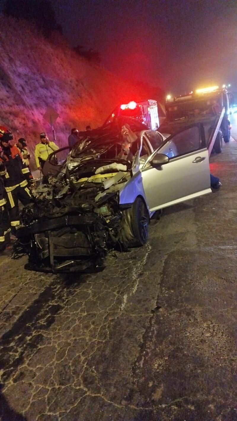 Accidente en la Ruta Viva