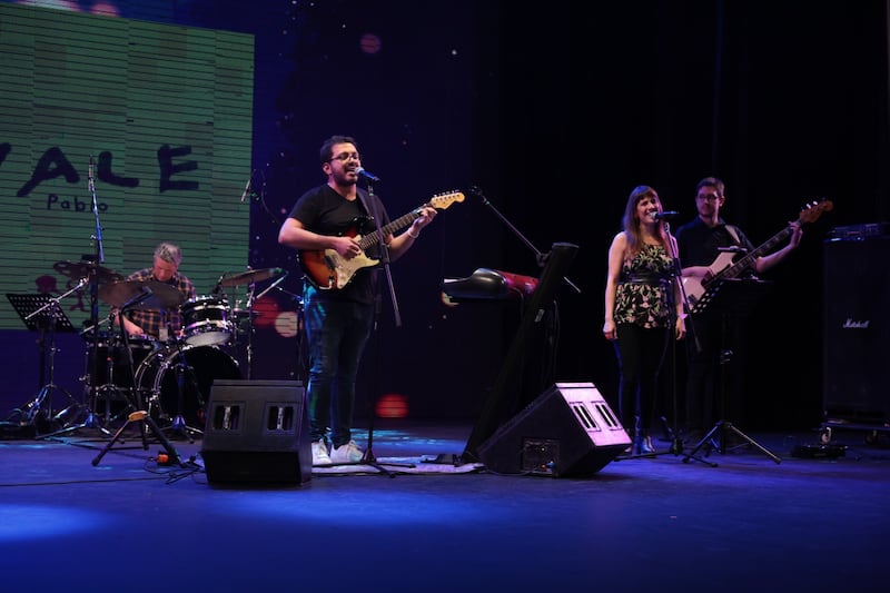 Pablo Aguinaga en el Teatro San Gabriel