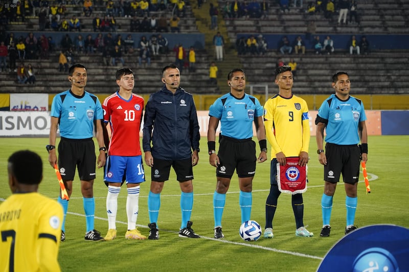 Ecuador ante Chile en el Sudamericano Sub 17