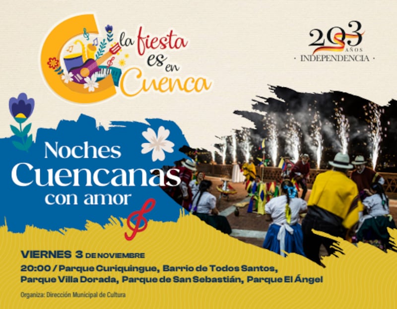 Fiestas de Cuenca, 203 años de Independencia