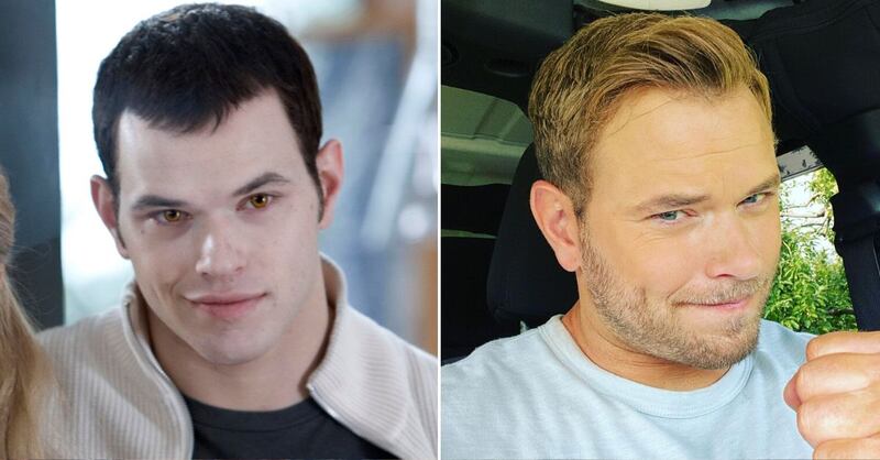 Kellan Lutz en 'Crepúsculo' (2008) y en la actualidad (2022)