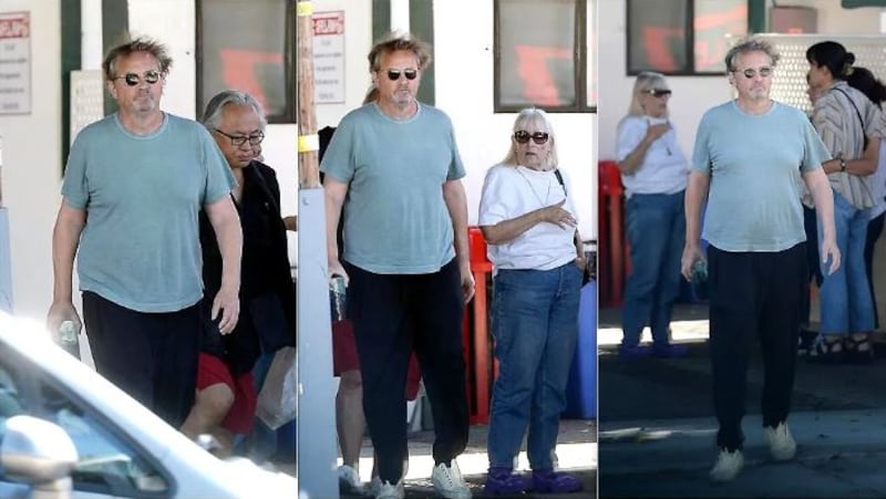 Matthew Perry captado por paparazzis