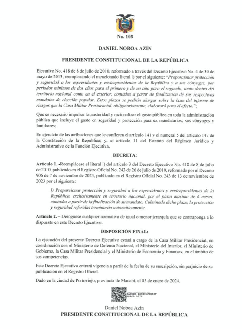 Decreto Ejecutivo