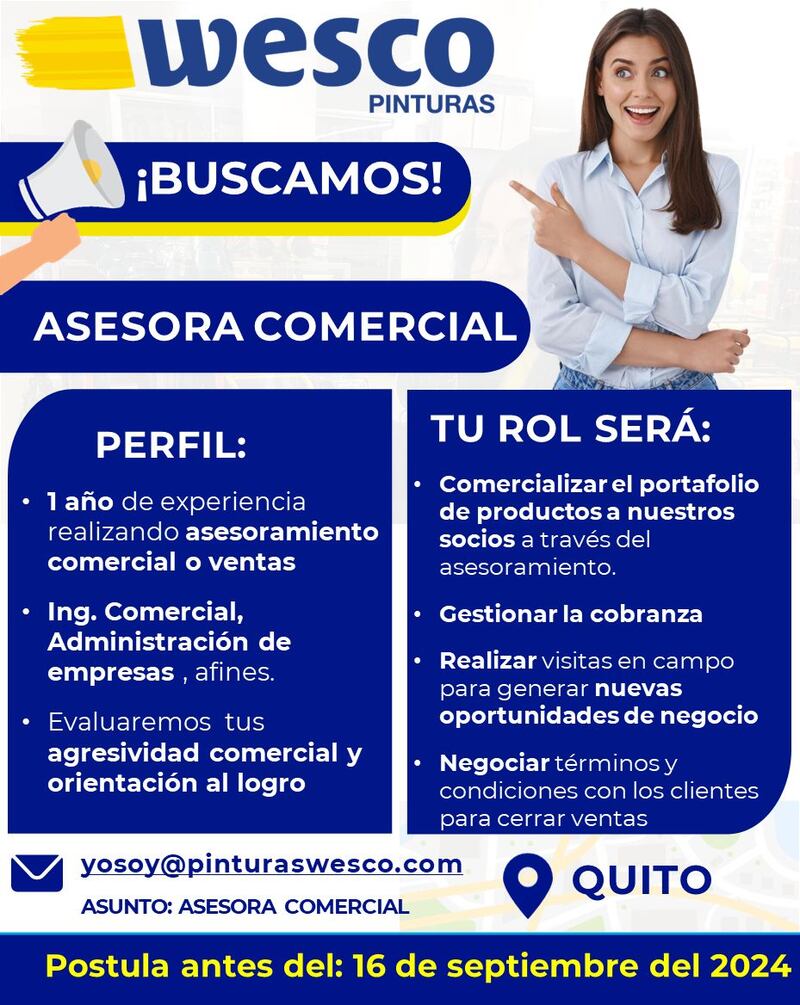 Trabajos en Quito