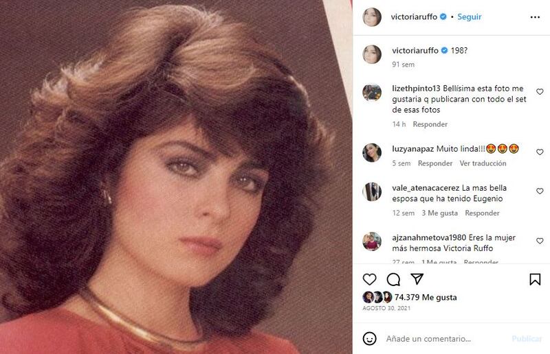 Victoria Ruffo ha cautivado a espectadores con su belleza y talento desde su debut