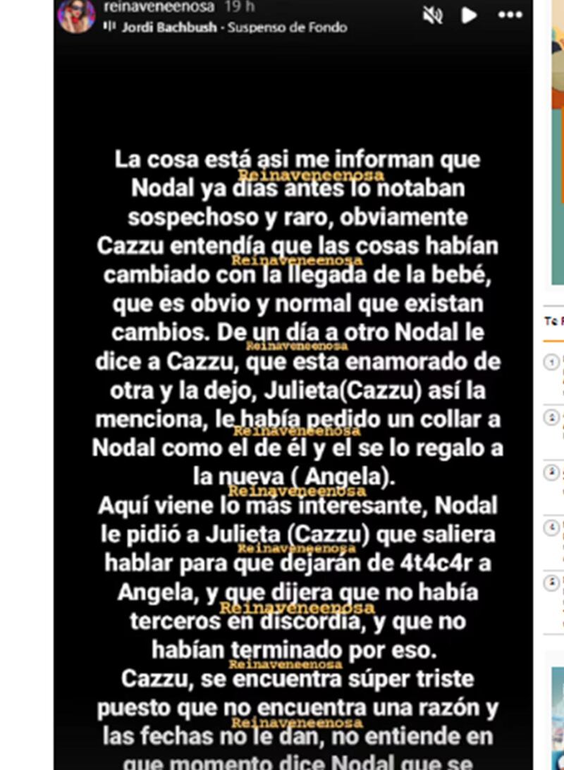 Cazzu y Nodal