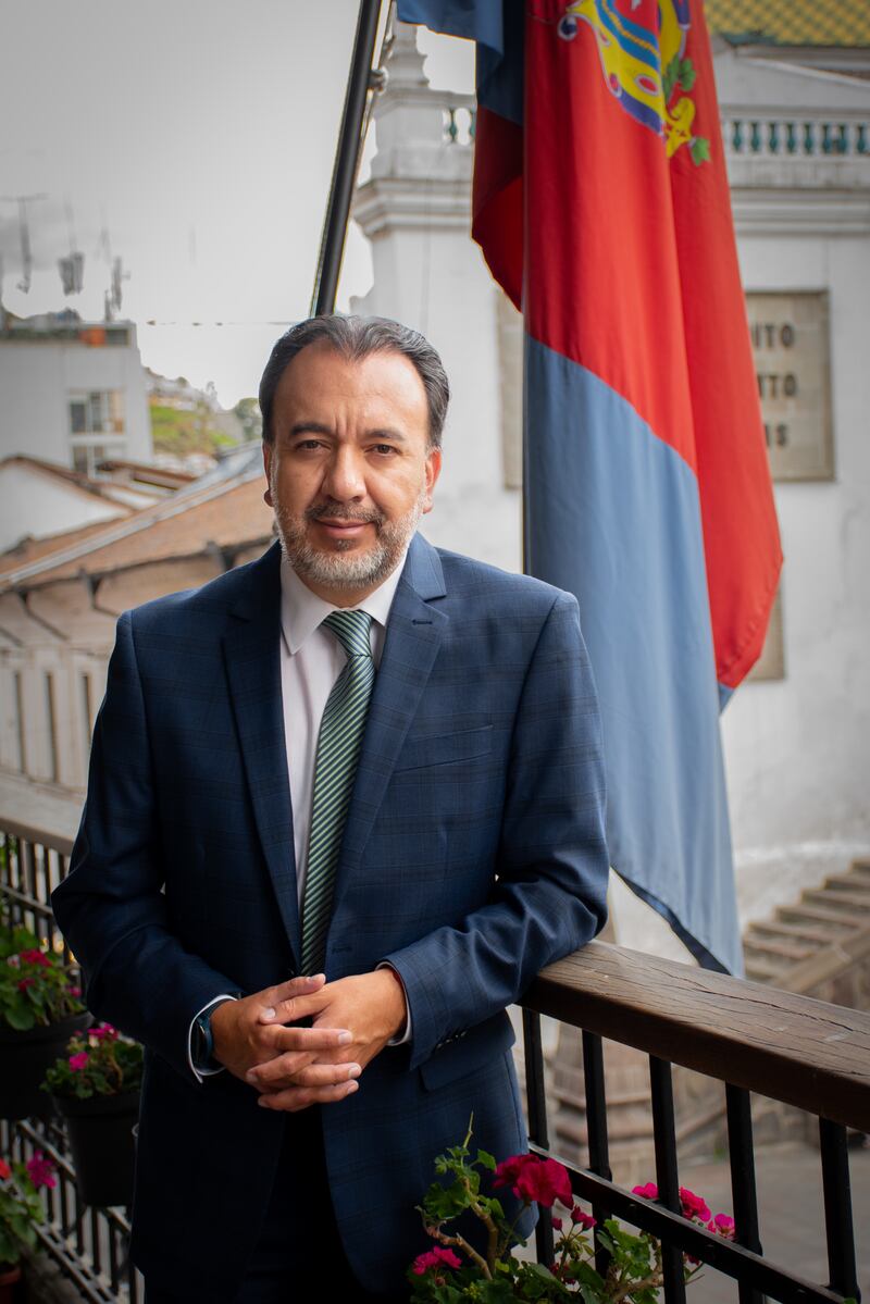 Pabel Muñoz, alcalde de Quito