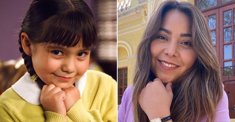 Valentina Cuenca en 'Vivan los niños' y en la actualidad