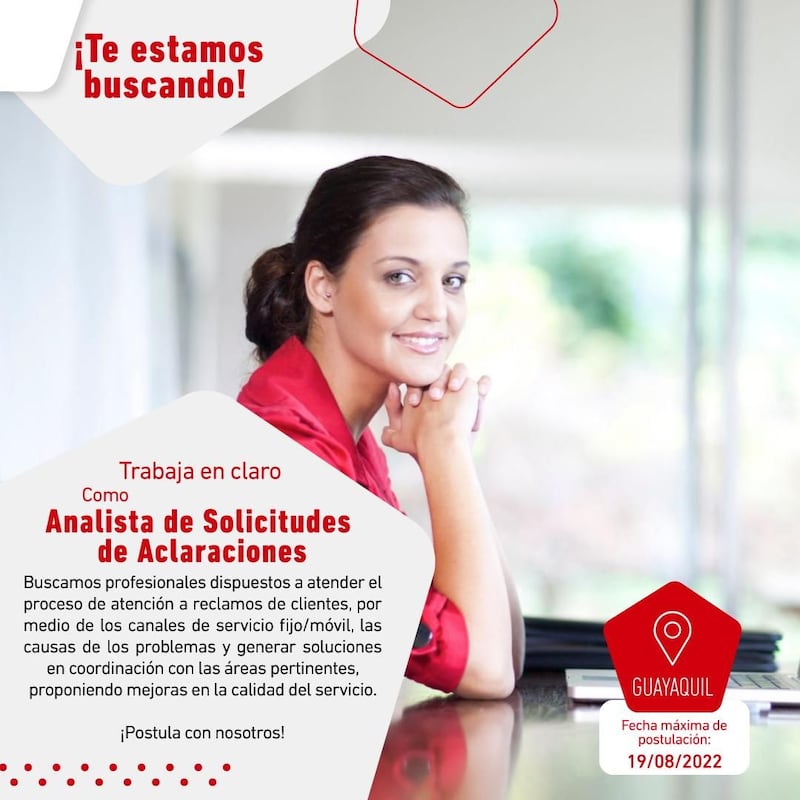 Vacante en Claro