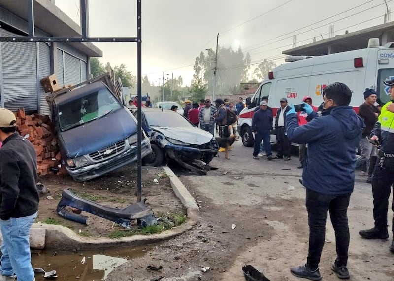 Accidente de tránsito en Chimborazo