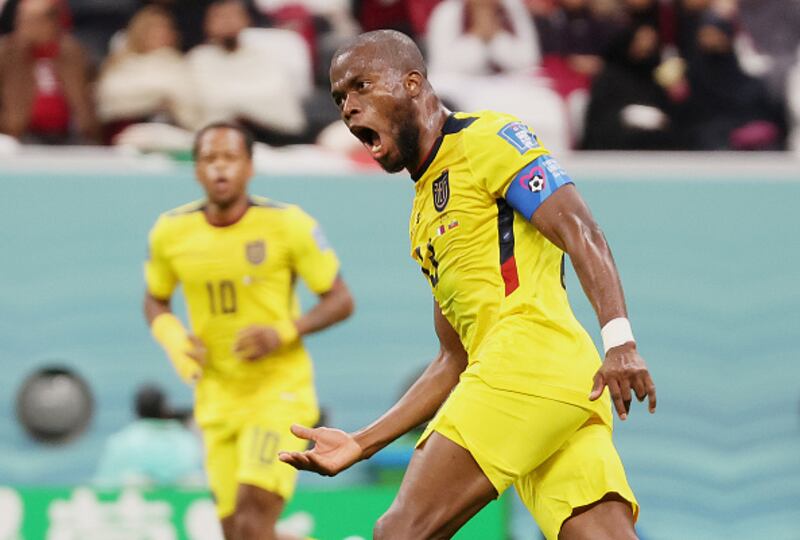 Enner Valencia gol ante Qatar