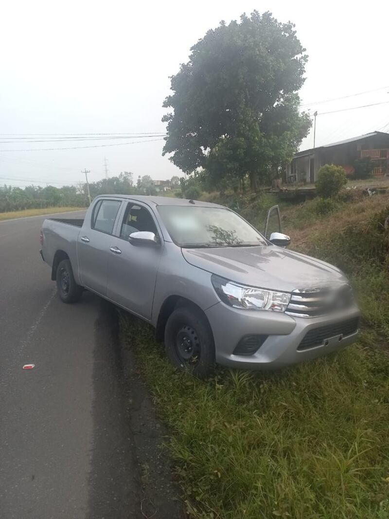 Camioneta recuperada de robo en Quito