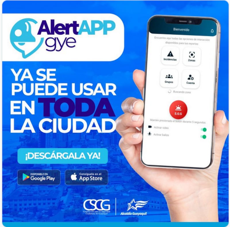 La aplicación está disponible para todos los guayaquileños.