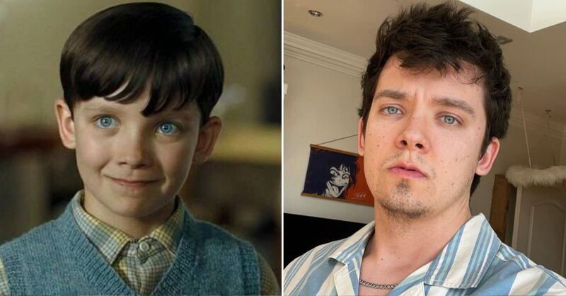 Asa Butterfield en 'El niño con el pijama de rayas' y en la actualidad