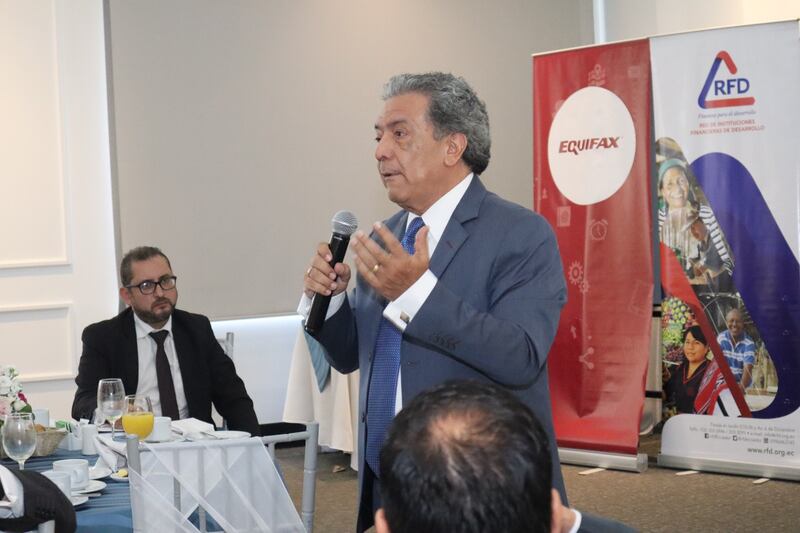 Edgar Carvajal, Presidente de la Red de Instituciones Financieras de Desarrollo