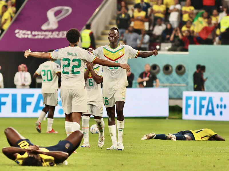 Ecuador perdió ante Senegal en el mundial de Qatar