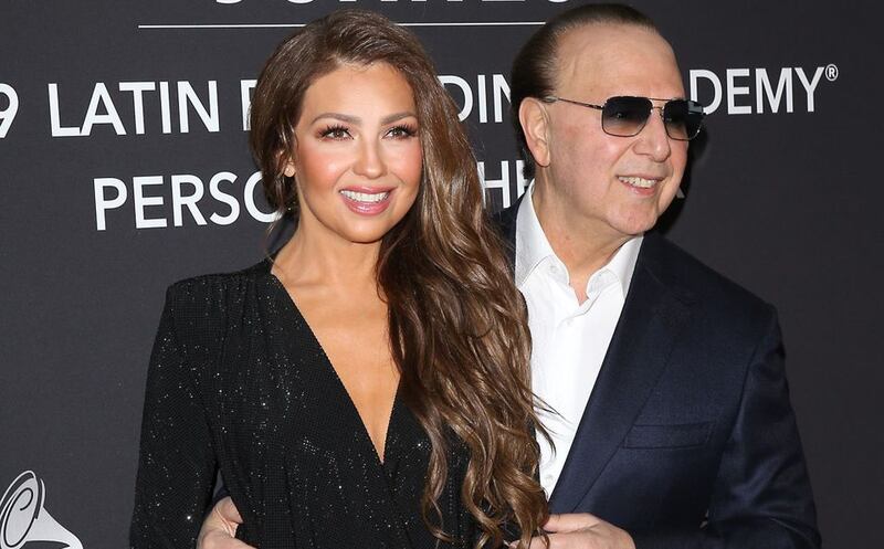 Thalía y Tommy Mottola tienen una hermosa familia