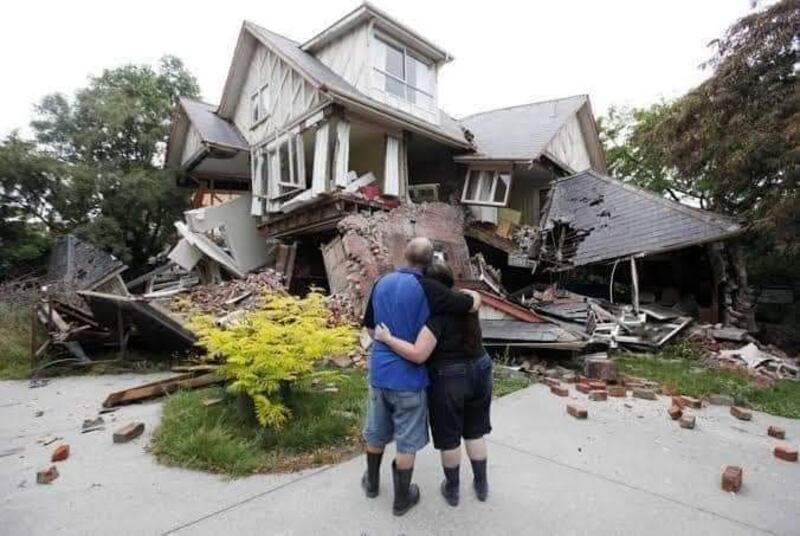 Imágenes falsas del terremoto en Nueva Zelanda