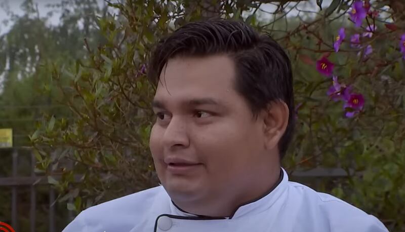 Henry, en la semifinal de MasterChef Ecuador