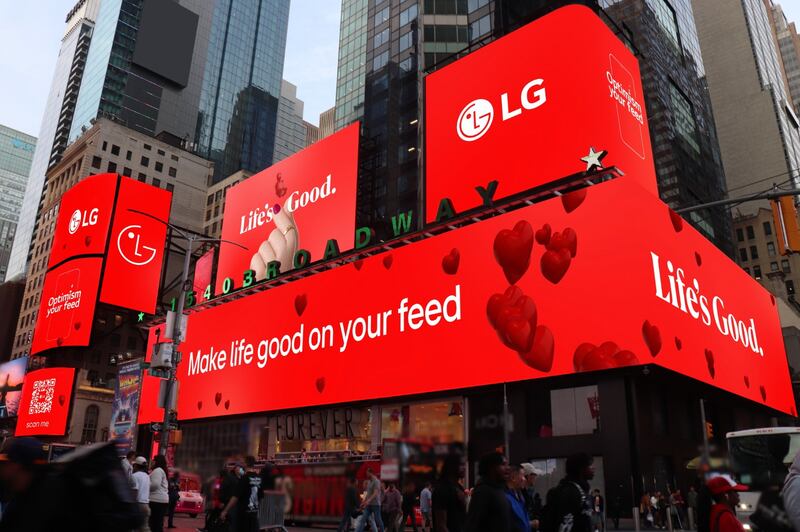 LG Electronics (LG) lanzó la campaña global llamada ‘Optimism your feed’