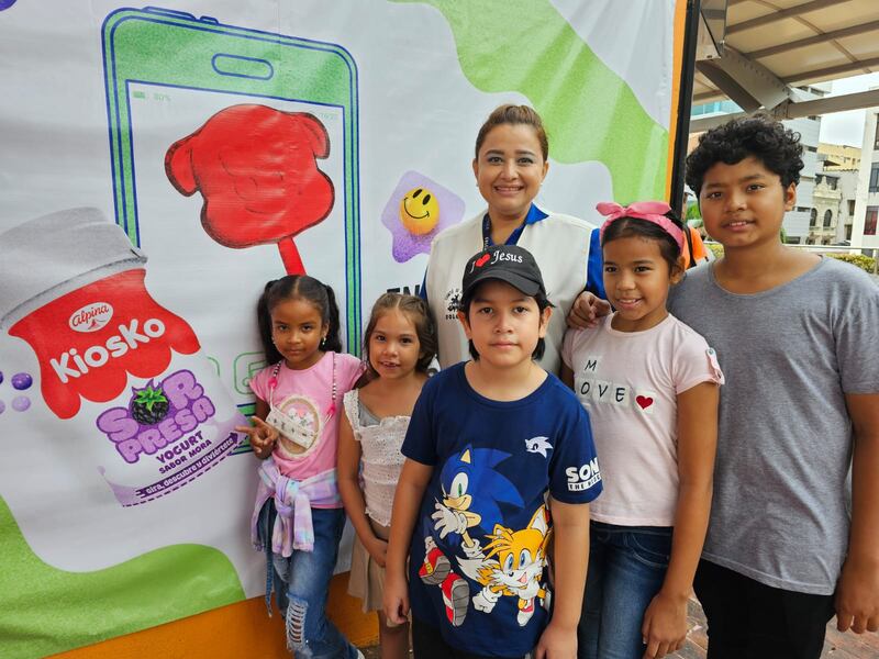 Niños de Solca disfrutaron del evento que kiosko realizó en Guayaquil el sábado 22 de abril.