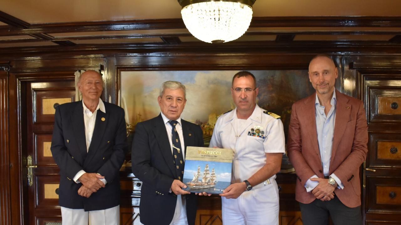 Llegó a Ecuador el buque en servicio más antiguo  de la Marina de Italia: Amerigo Vespucci