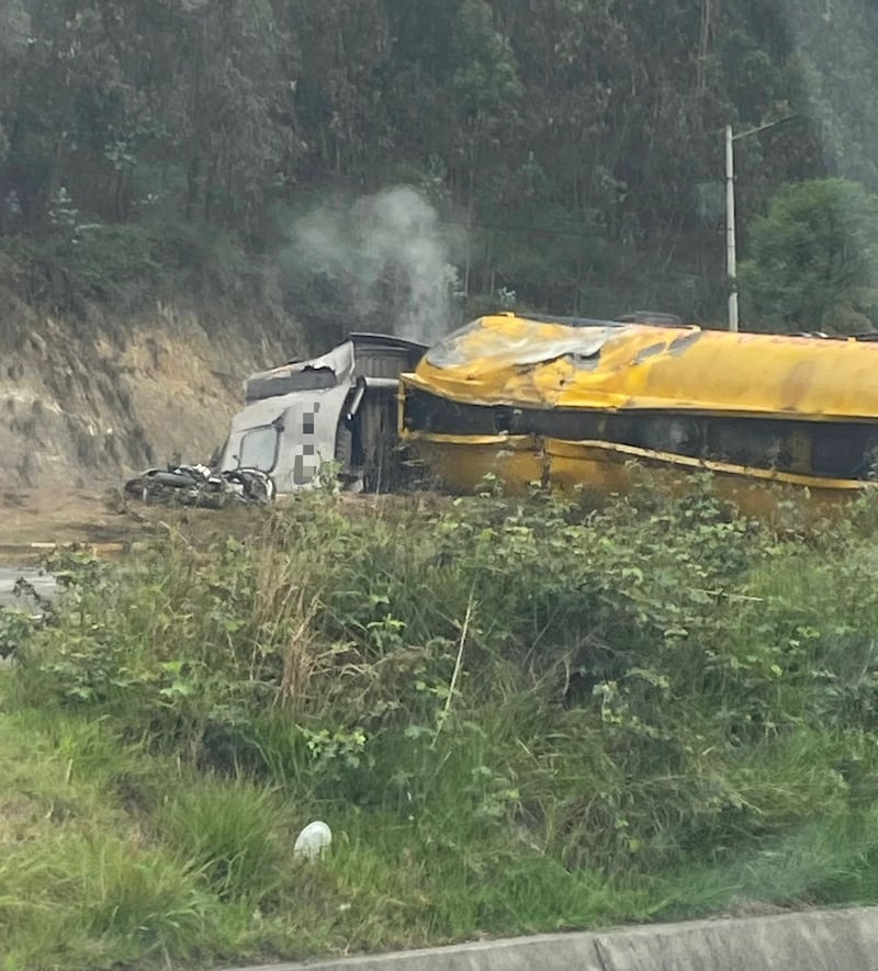 Siniestro de tránsito en la Av. Simón Bolívar