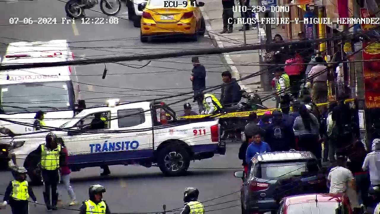 Lo que se sabe de accidente de tránsito que dejó un fallecido en el sur de Quito