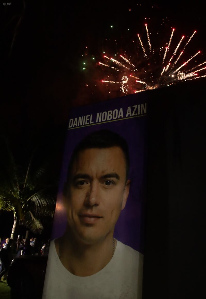 Celebración de Daniel Noboa