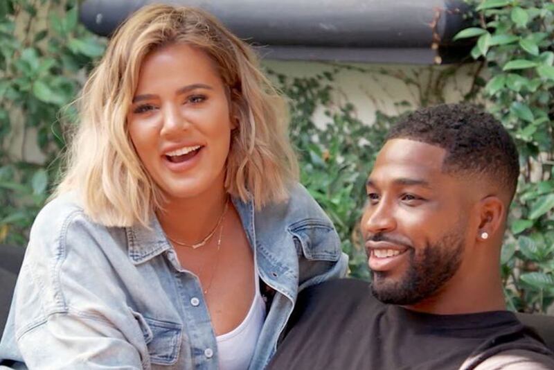 Khloé Kardashian y Tristan Thompson. / Foto: Instagram.