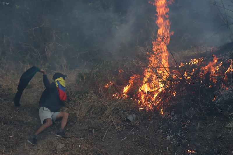 Incendio en Quito