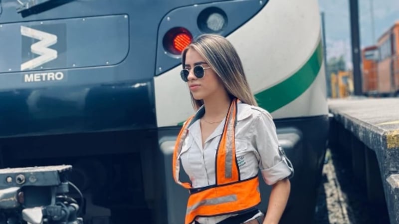 Katherine Munera, operadora de trenes