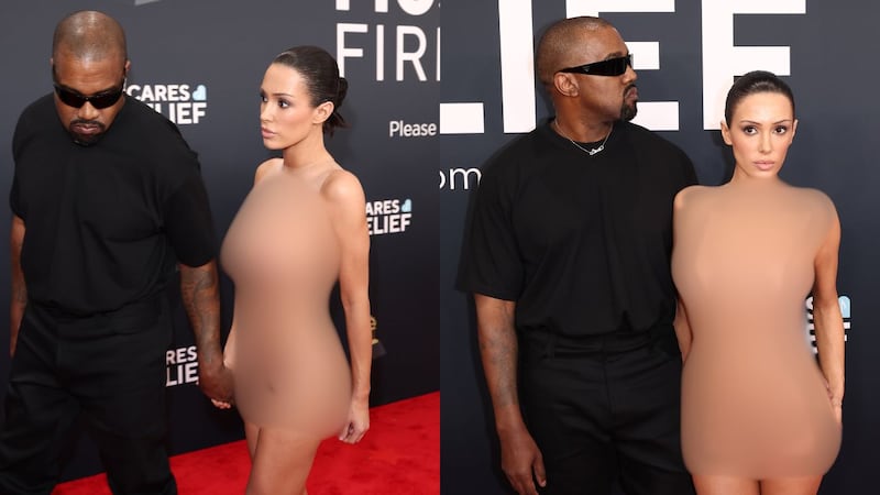 Kanye West y Bianca Censori