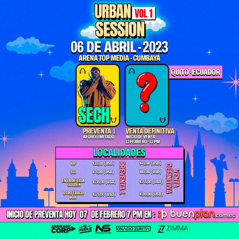 Sech, el primer artista confirmado para el Urban Session VOL1