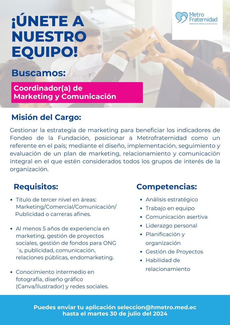 Trabajos en Quito